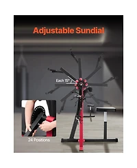 Sevorley 2-in-1 Preacher Curl and Tricep Extension Machine for Home Gym