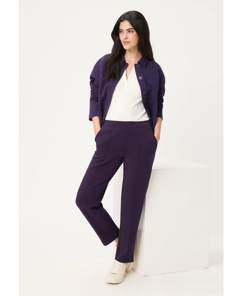 Olsen Women's Scuba Knit Pull-On Pant