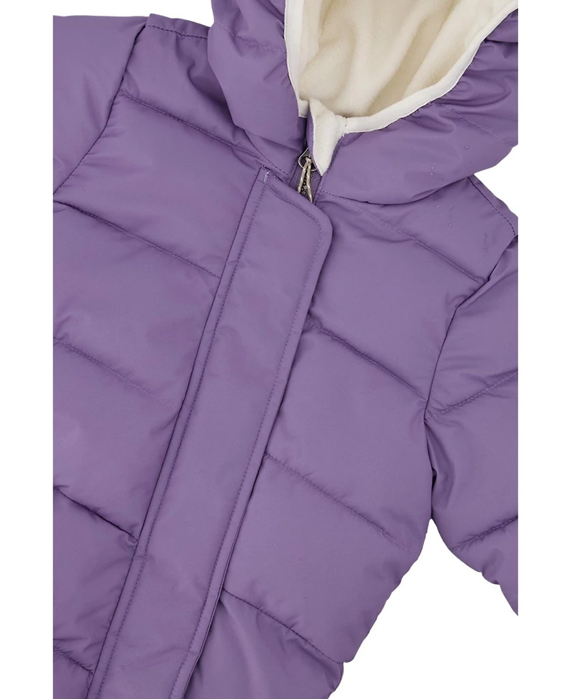 Deux par Baby Unisex 3M To 24M Cloud One Piece Snowsuit Adapted for Car Seats
