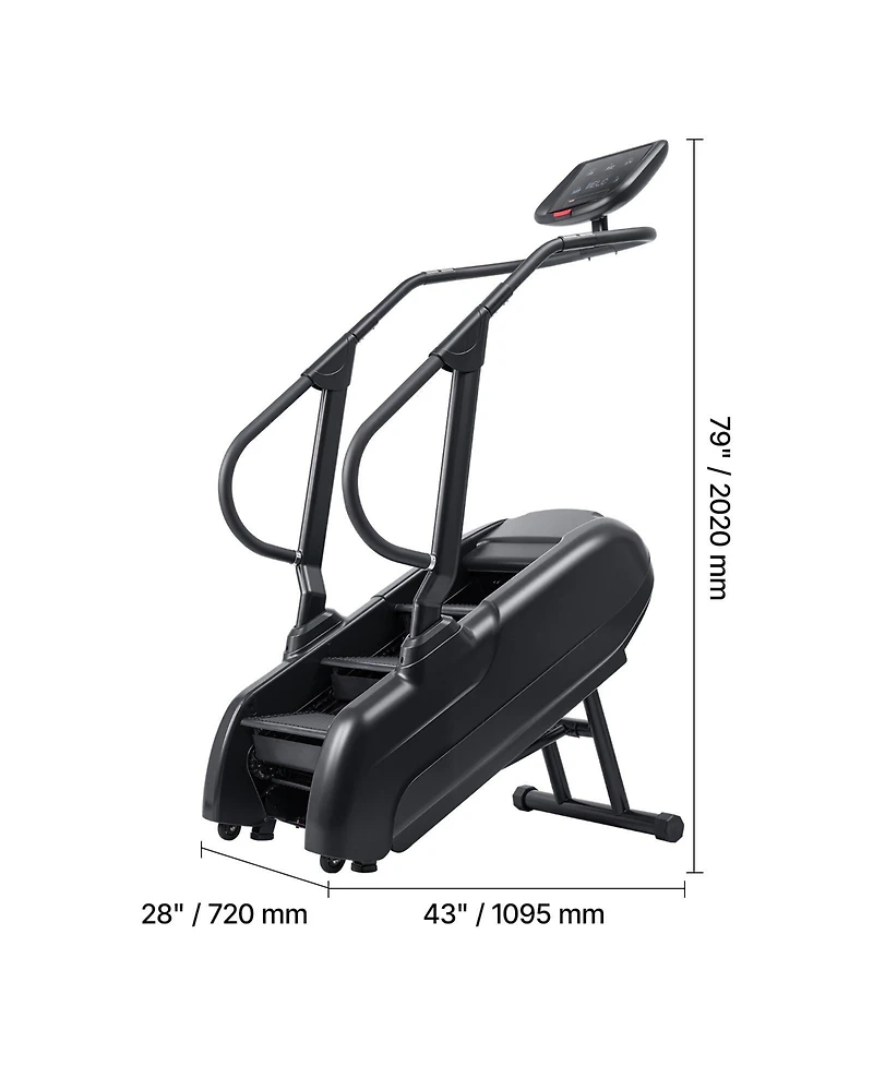 Sevorley Stair Stepper Climbing Machine with Led Screen, 15 Speed Levels, 330 lb Capacity