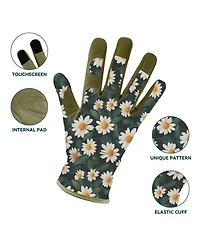 Xdovet Women Gardening Gloves Touchscreen Thorn-proof Grip Work