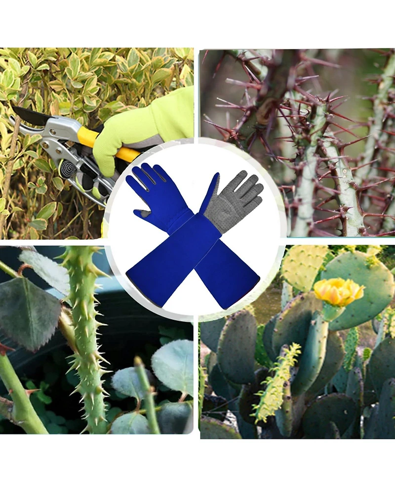 Xdovet Gardening Farming Work Gloves Stab-proof Anti-slip Wear-resistant Breathable Durable