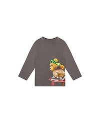 Deux par Deux Little and Big Boy 6-12 Long Sleeve Cotton T-Shirt