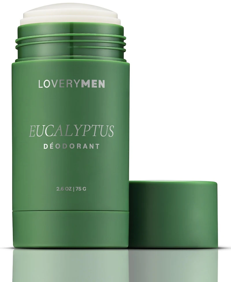 Lovery Eucalyptus Aluminum Free Deodorant Stick 2.6 Ounce 24 hour Control