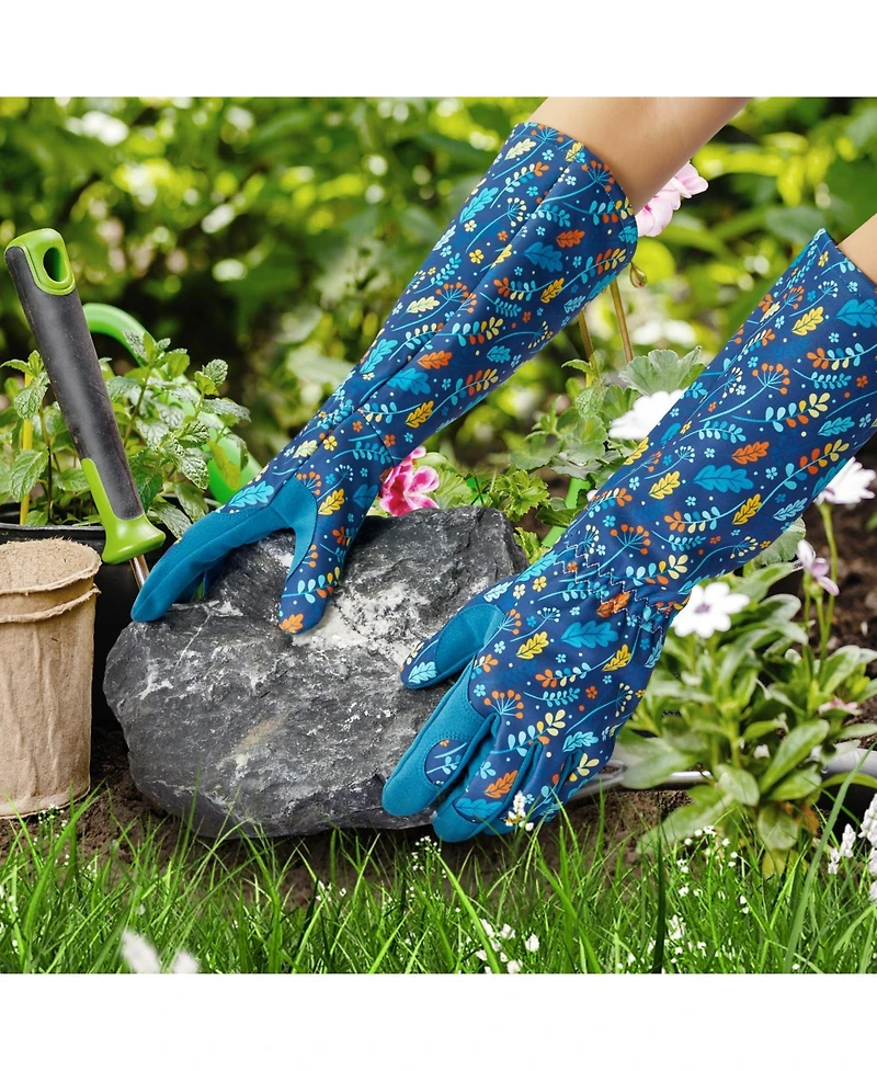 Xdovet Gardening Gloves Women Rose Pruning Thorn Proof Long Forearm