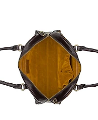 Patricia Nash Pomezia Zipper Large Satchel Handbag
