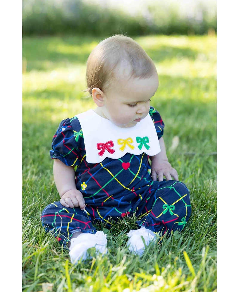 Florence Eiseman Baby Gir ( 3M to 24M ) l Printed Knit Longall With Bows