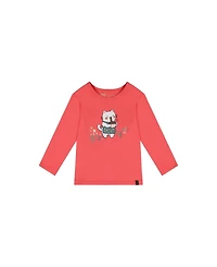 Deux par Little and Big Girl 6-8 Cotton Long Sleeve T-Shirt