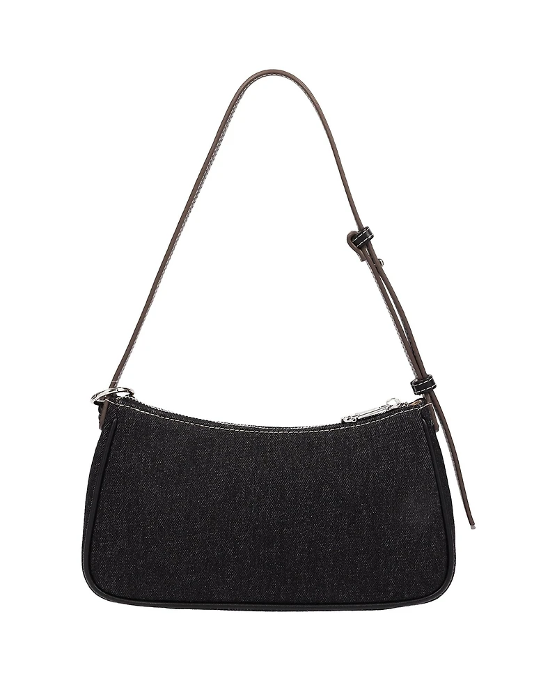 True Religion Women's Bling Logo Denim Shoulder Bag