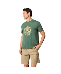 Free Country Men's Super Soft Microtech Short Sleeve Graphic Crew Tee