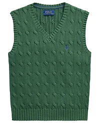 Polo Ralph Lauren Boys' 2T-7 Cable-Knit Cotton Sweater Vest