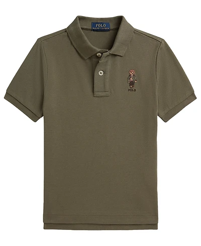 Polo Ralph Lauren Boys' 2T-7 Bear Solid Shirt