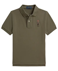 Polo Ralph Lauren Boys' 2T-7 Bear Solid Shirt