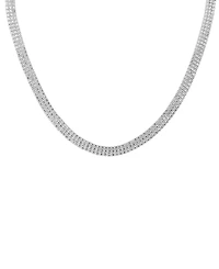 Macy's Lab-Grown Diamond Necklace (16 ct. t.w.) in 14k White Gold