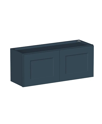 Boyel Living W36" Dove Short Wall Cabinet with Full Overlay Hdf Door for Custom Kitchen or Bathroom