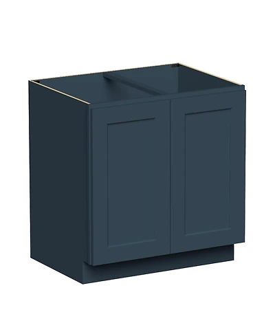 Boyel Living 33 Inch Width Full Height Door Base Cabinet, Ready to Assemble Kitchen Cabinet with Solid Wood Frame, Soft-Close Slides and Hinges