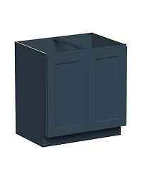 Boyel Living 33 Inch Width Full Height Door Base Cabinet, Ready to Assemble Kitchen Cabinet with Solid Wood Frame, Soft-Close Slides and Hinges