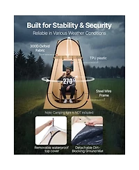 Sevorley Pop Up Bubble Tent, 47-Inch Clear 1-Person Waterproof Outdoor Pod