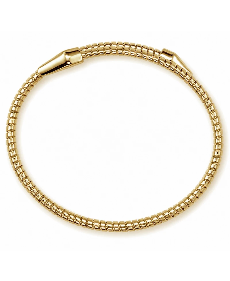 And Now This Cubic Zirconia Flexible Stretch Bypass Bracelet