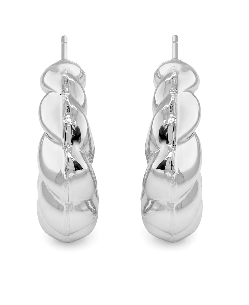 And Now This Twist Shrimp Hoop Earrings