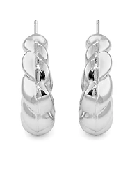 And Now This Twist Shrimp Hoop Earrings