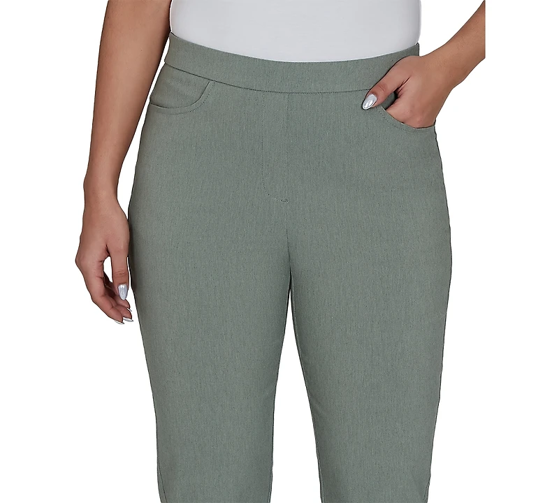 Alfred Dunner Petite Provence Millennium Flat Front Pant