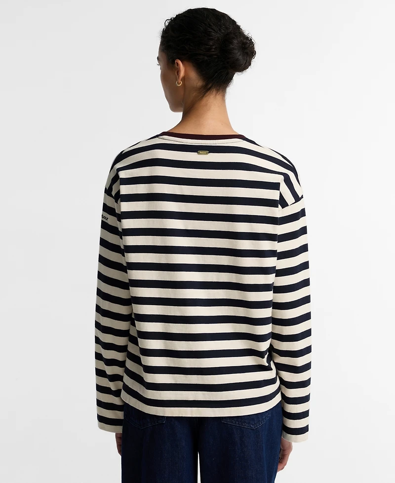 Barbour Women's Woodhouse Striped Long-Sleeve T-Shirt
