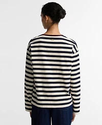 Barbour Women's Woodhouse Striped Long-Sleeve T-Shirt