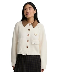 Barbour Women's Alverstone Button-Front Knit Jacket