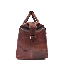 20 Inch Leather Canvas Duffle Bag