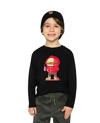 Deux par Deux Little and Big Boy Long Sleeve Organic Cotton T-Shirt