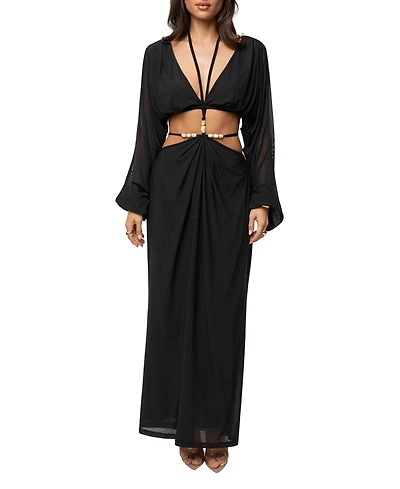 Jluxlabel Women's Hera Draped Maxi Skirt