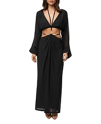 Jluxlabel Women's Hera Draped Maxi Skirt