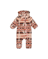 Deux par Deux Baby Girl (3M- 24M) Mid-Season Plush One-Piece Outerwear Aztec