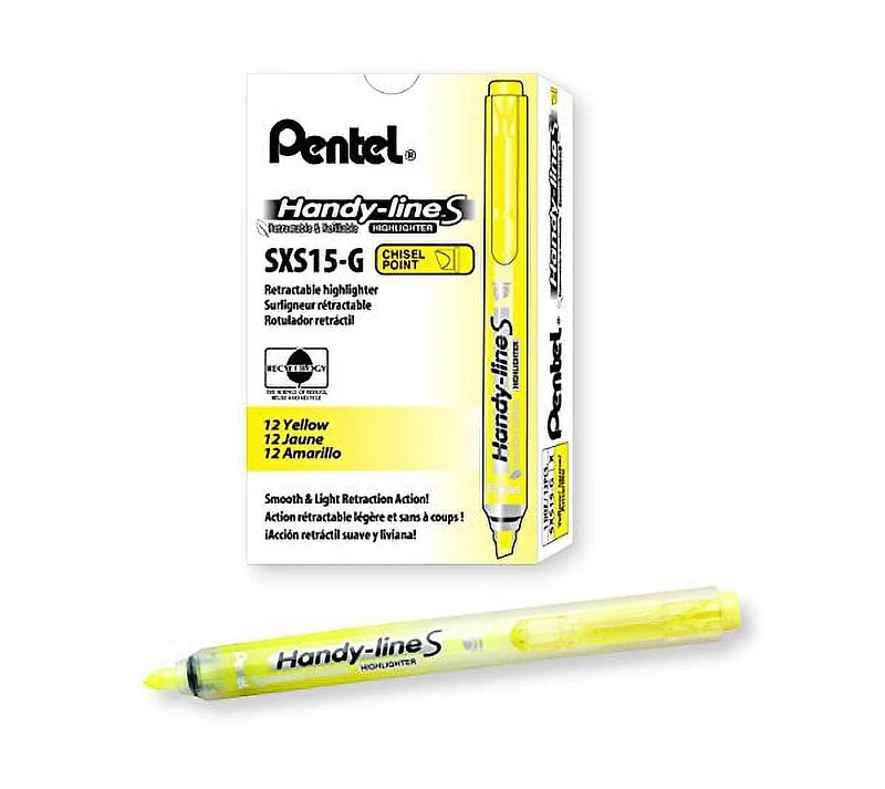 Pentel Handy-line S Highlighter Dozen Box