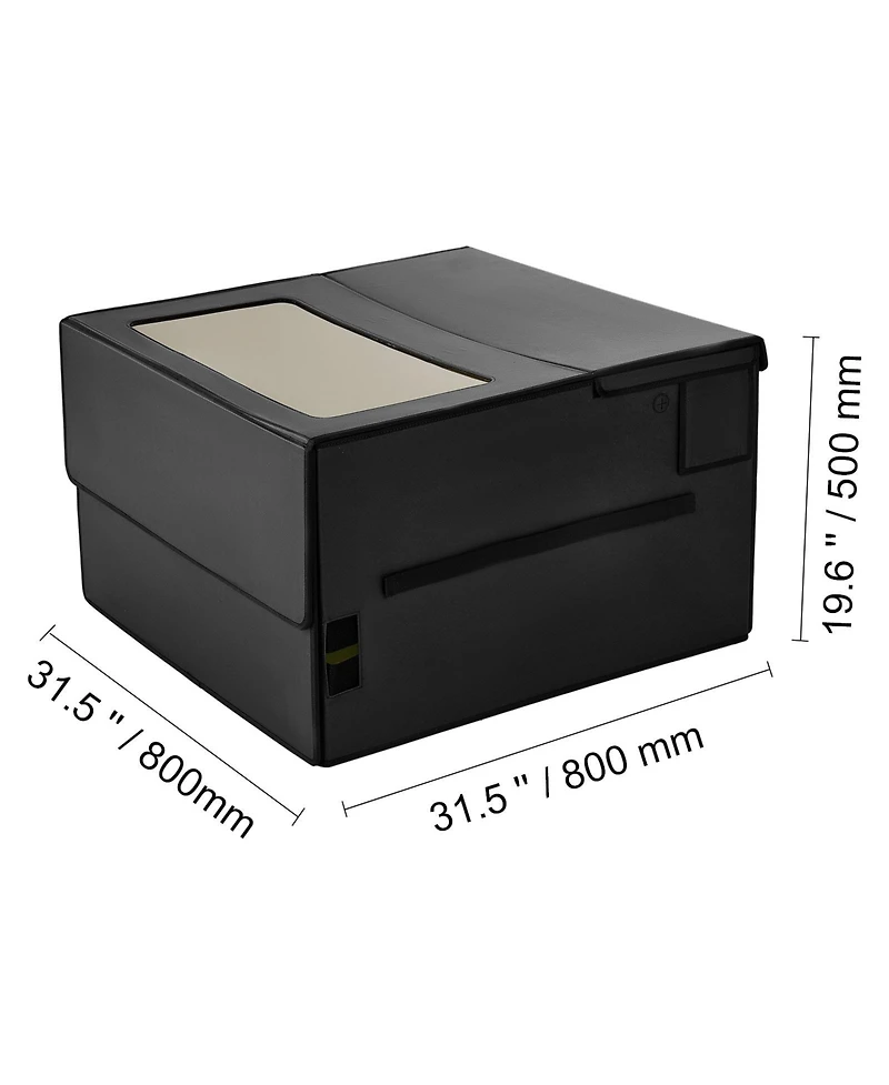 Sevorley Laser Engraver Enclosure with Exhaust Fan, Fireproof Cover