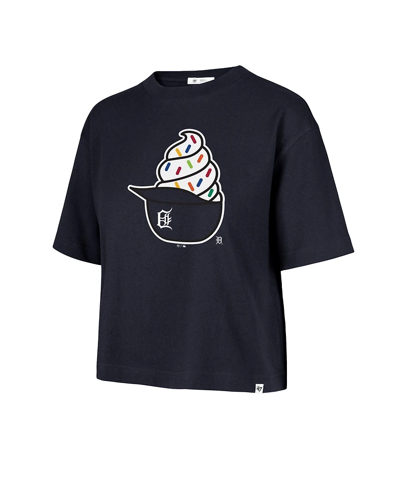 47 Brand Women's '''47 Navy Detroit Tigers Ice Cream Helmet T-Shirt