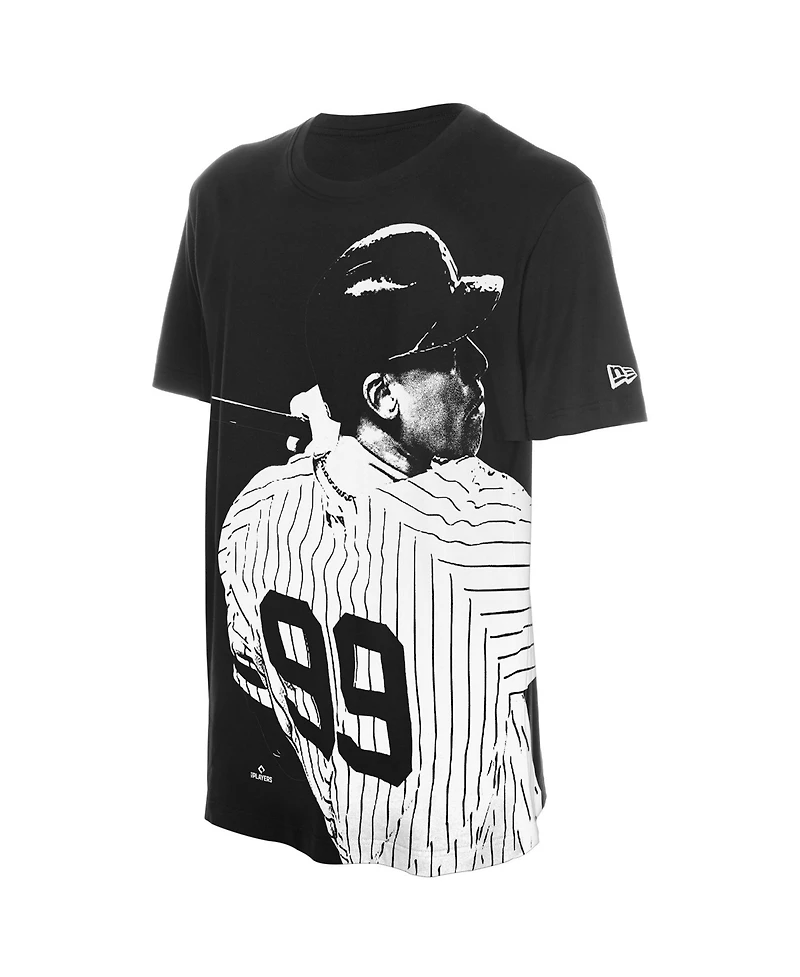 New Era Men's Aaron Judge Black York Yankees Oversized Graphic T-Shirt