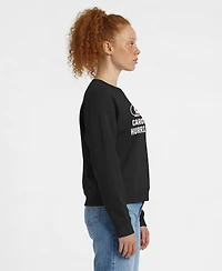 Champion Women's Black Carolina Hurricanes Wordmark Lockup Powerblend Sweatshirt