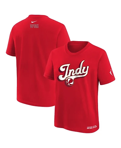 Nike Big Boys and Girls Red Indiana Fever Rebel Edition T-Shirt