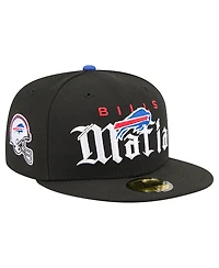 New Era Men's Black Buffalo Bills Mafia 59FIFTY Fitted Hat