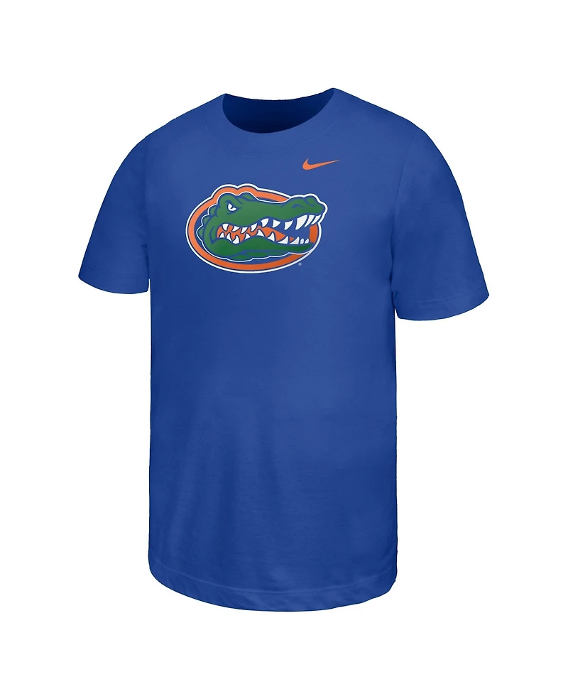 Nike Big Boys and Girls Royal Florida Gators Logo T-Shirt