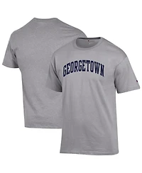 Champion Men's Heather Gray Georgetown Hoyas Basic Arch T-Shirt