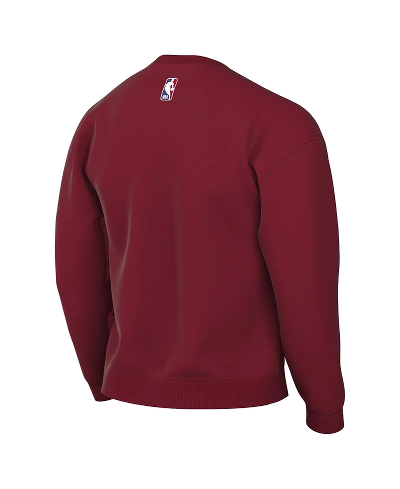 Jordan Men's Red Miami Heat Statement Edition Sweatshirt