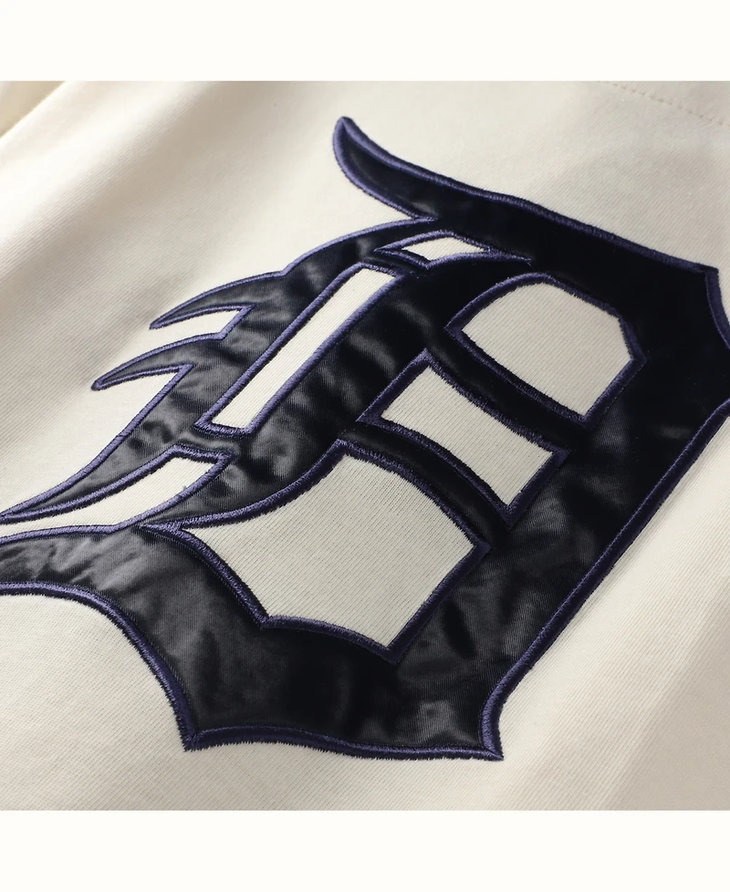 Fanatics Men's Cream Detroit Tigers Big Tall Full-Button Jersey