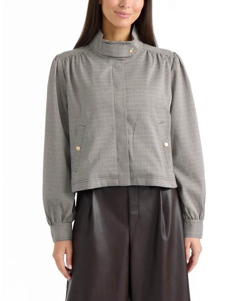 Ellen Tracy Women's High Neck Jacket