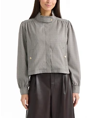 Ellen Tracy Women's High Neck Jacket
