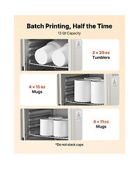 Sevorley 13 Quart Sublimation Oven Machine for 20oz Tumblers, Mugs and Bowls