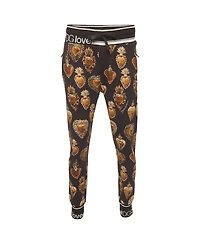 Pre-Owned Dolce & Gabbana Men's Printed Jersey Drawstring Joggers