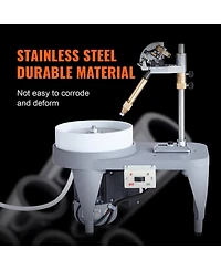 Sevorley Gem Faceting Machine, 180W 2800 Rpm Jade Grinding and Polishing Machine with Faceted Manipulator